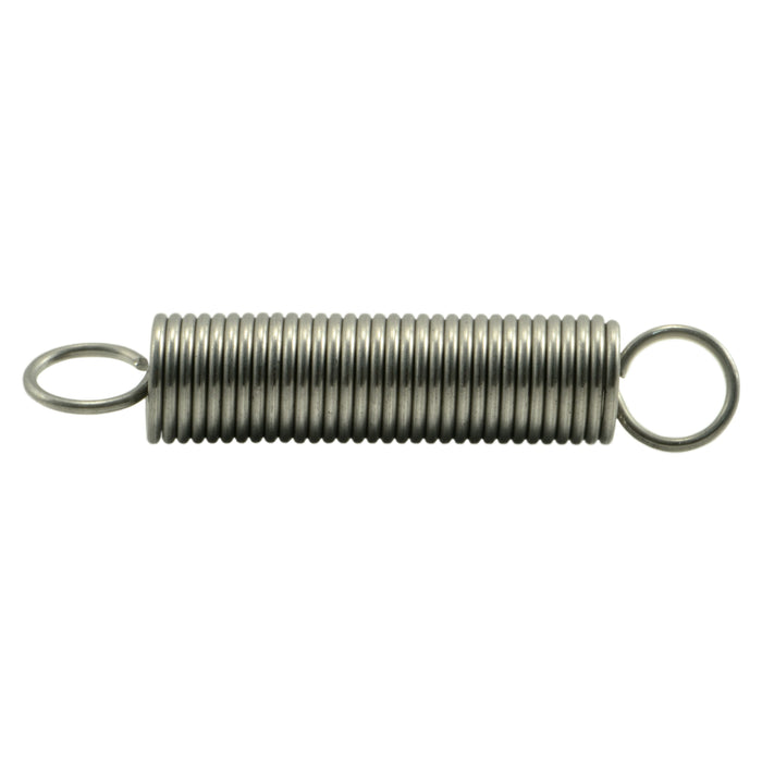 3/8" x 0.041" x 2" 18-8 Stainless Steel Extension Springs