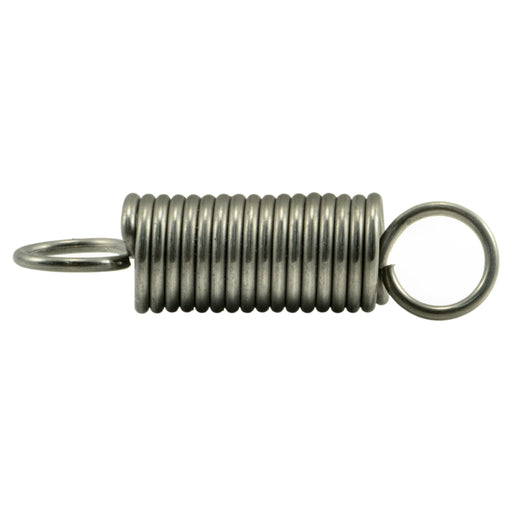 1/2" x 0.062" x 2" 18-8 Stainless Steel Extension Springs