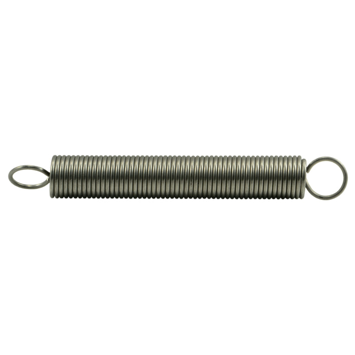 3/4" x 0.080" x 6" 18-8 Stainless Steel Extension Springs