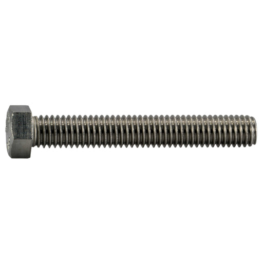 7/16"-14 x 3" 18-8 Stainless Steel Coarse Full Thread Hex Head Tap Bolts