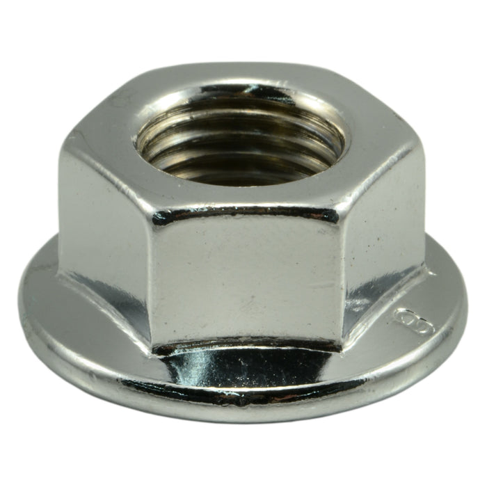 12mm-1.25 Chrome Plated Steel Extra Fine Thread Flange Nuts
