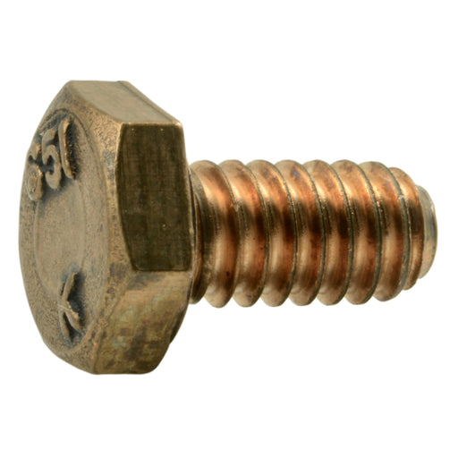 1/4"-20 x 1/2" Silicon Bronze Coarse Thread Hex Cap Screws