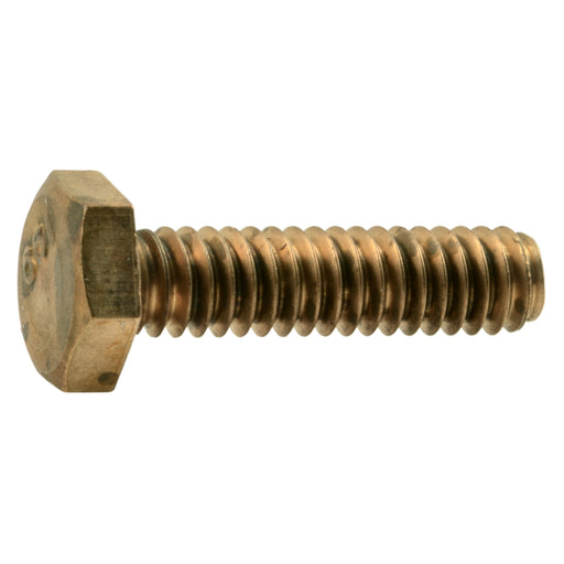 1/4"-20 x 1" Silicon Bronze Coarse Thread Hex Cap Screws