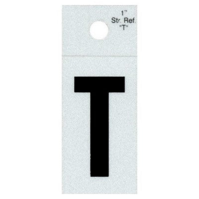 1" - "T" Straight Black Reflective Letters