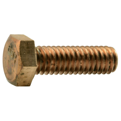 5/16"-18 x 1" Silicon Bronze Coarse Thread Hex Cap Screws