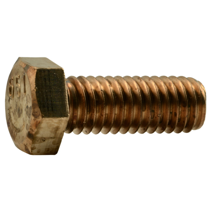 3/8"-16 x 1" Silicon Bronze Coarse Thread Hex Cap Screws