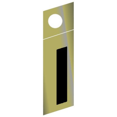 1.25" - I Slanted Gold Numbers