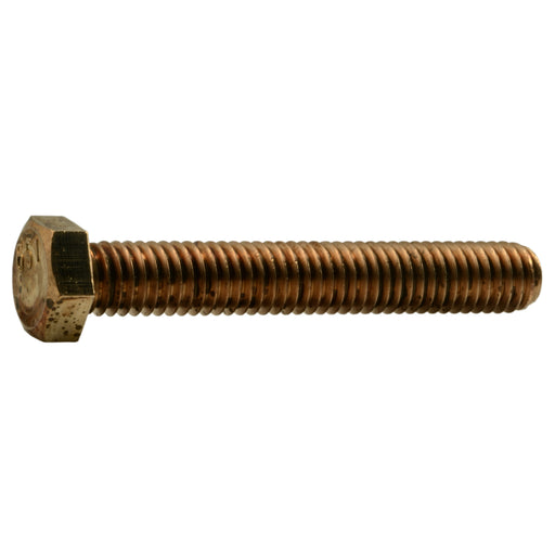 3/8"-16 x 2-1/2" Silicon Bronze Coarse Thread Hex Cap Screws