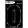 3" - 0 Black Die Cut Numbers