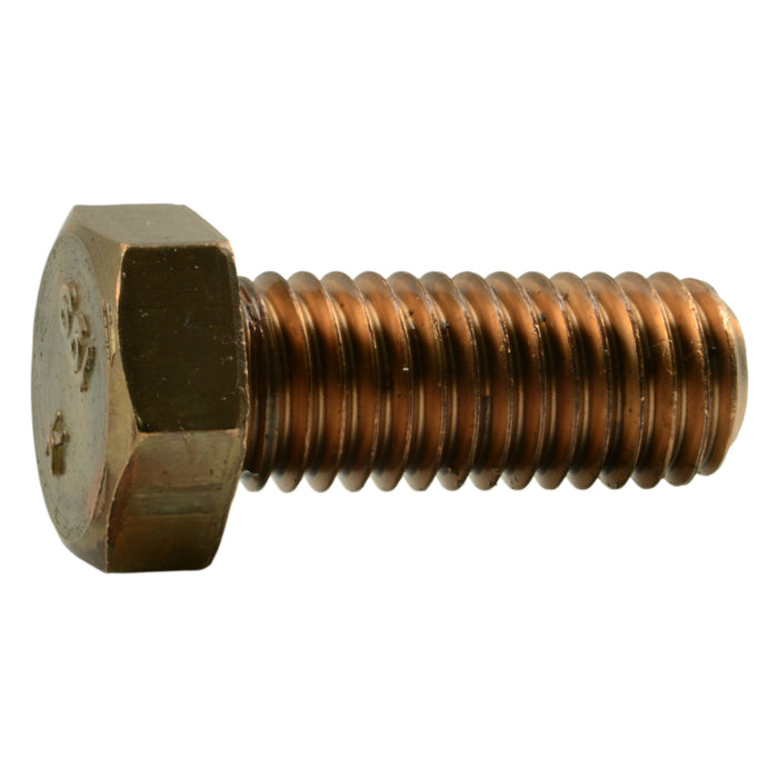 1/2"-13 x 1-1/4" Silicon Bronze Coarse Thread Hex Cap Screws
