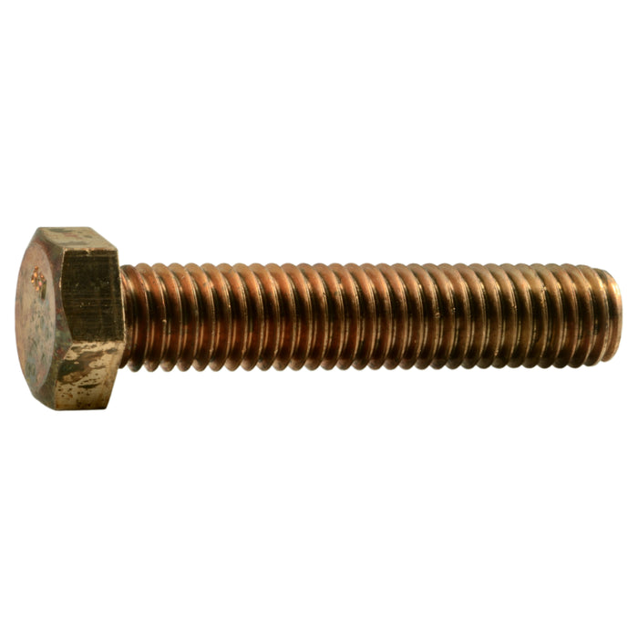 1/2"-13 x 2-1/2" Silicon Bronze Coarse Thread Hex Cap Screws