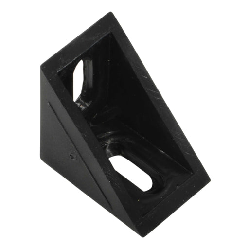 90�� x 1" x 1" Black Plastic Mounting Brackets