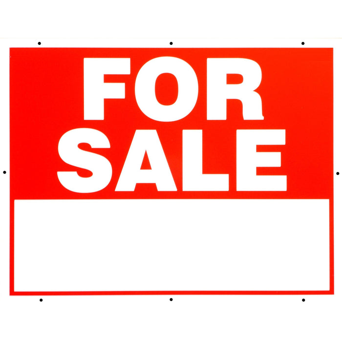 18" x 24" Styrene Plastic "For Sale" Signs