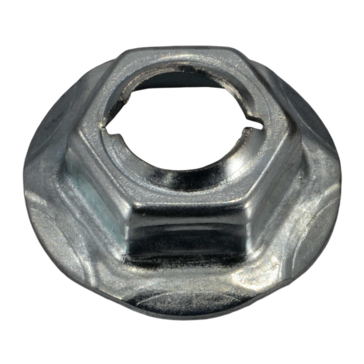 thumbnail image 2 of Auveco 3/16" Black Phosphate Thread Cutting Emblem Nuts – 25 Pack (Fits Dodge) 2 of 4