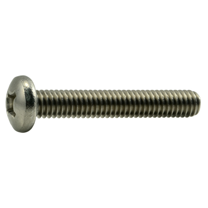 5/16"-18 x 2" 18-8 Stainless Steel Coarse Thread Phillips Pan Head Machine Screws