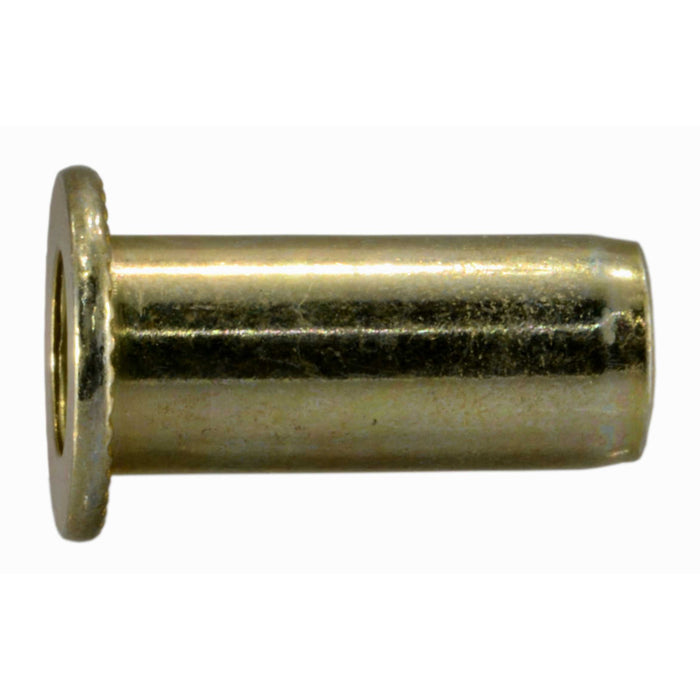 5mm-0.8 x 3.5mm Zinc Plated Steel Coarse Thread Blind Nut Inserts