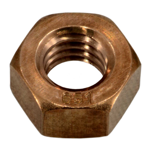 5/16"-18 Silicon Bronze Coarse Thread Hex Nuts
