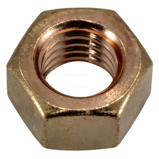 1/2"-13 Silicon Bronze Coarse Thread Hex Nuts