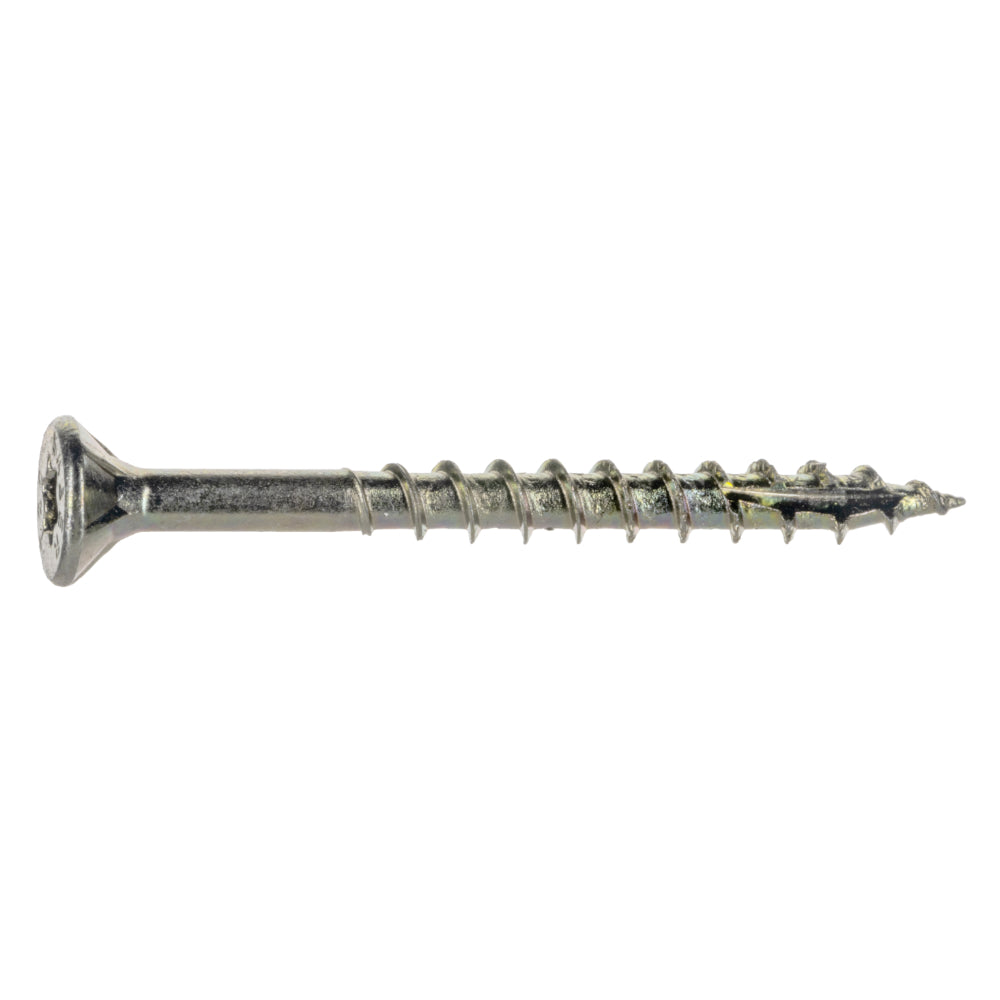 8 x 1-3/4" SaberDrive® Yellow Zinc Multi-Purpose Screws