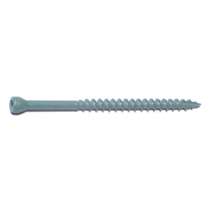 8 x 3" Star Drive Green Trim Screws 1 lb. Tub (93 pcs.)