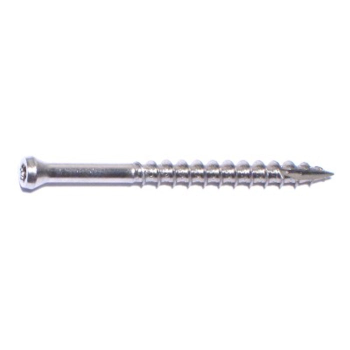 8 x 2" Star Drive Stainless Steel Trim Screws 1 lb. Tub (173 pcs.)