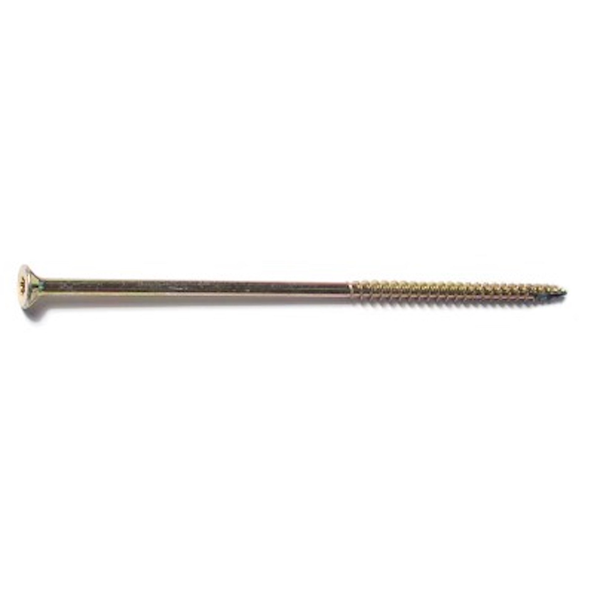 12 x 6" Star Drive Gold Multi-Purpose Saberdrive Screws 1/4 Keg (1100 pcs.)