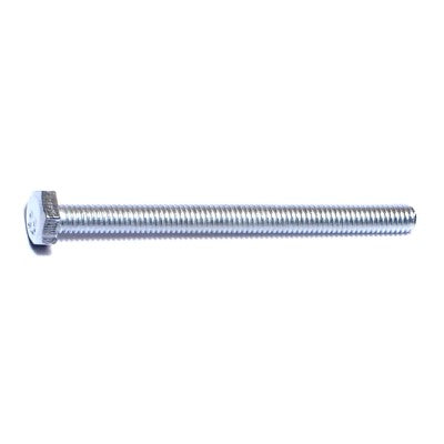 4mm-0.7 x 50mm Zinc Plated Class 8.8 Steel Coarse Thread Hex Cap Screws