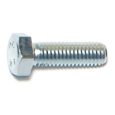 5mm-0.8 x 16mm Zinc Plated Class 8.8 Steel Coarse Thread Hex Cap Screws