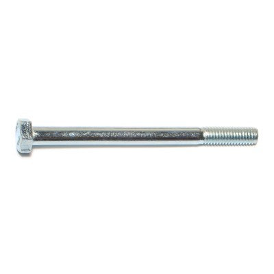 6mm-1.0 x 75mm Zinc Plated Class 8.8 Steel Coarse Thread Hex Cap Screws