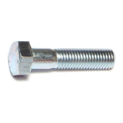 7mm-1.0 x 30mm Zinc Plated Class 8.8 Steel Coarse Thread Hex Cap Screws