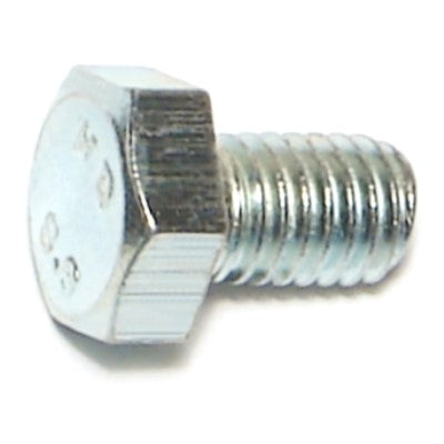 8mm-1.25 x 12mm Zinc Plated Class 8.8 Steel Coarse Thread Hex Cap Screws