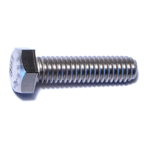 5/16"-18 x 1-1/4" 18-8 Stainless Steel Coarse Thread Hex Cap Screws