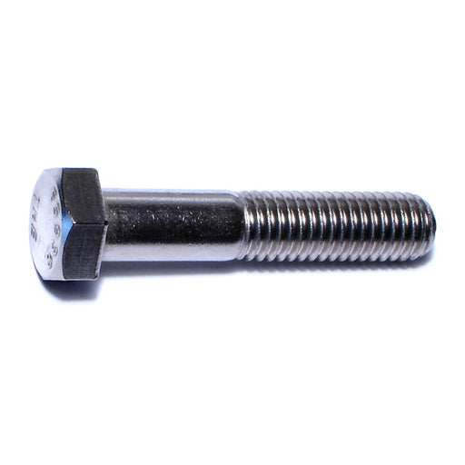 1/2"-13 x 2-1/2" 18-8 Stainless Steel Coarse Thread Hex Cap Screws