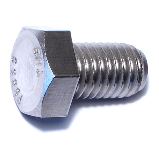 5/8"-11 x 1" 18-8 Stainless Steel Coarse Thread Hex Cap Screws