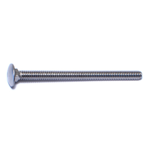 1/4"-20 x 3-1/2" 18-8 Stainless Steel Coarse Thread Carriage Bolts