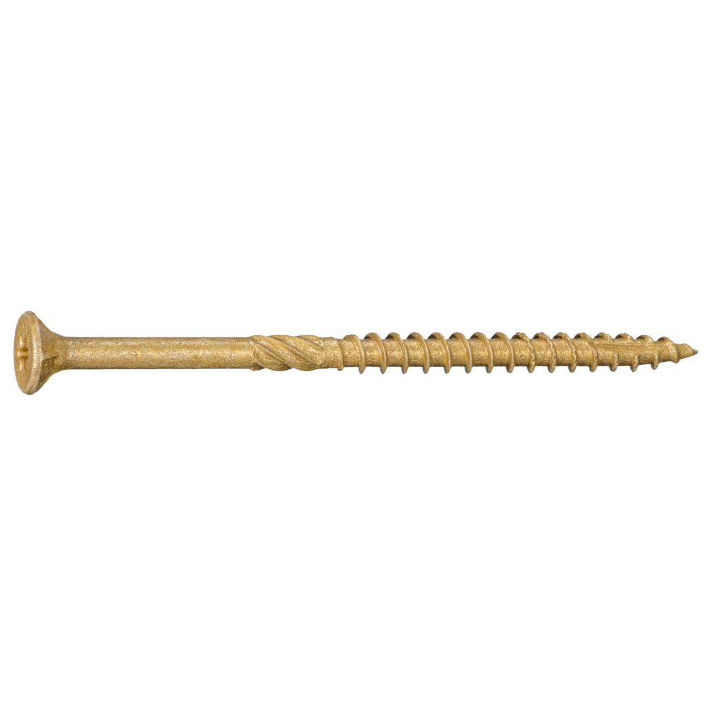 SaberDrive® Tan XL1500 Coated T-25 Star Drive Exterior Deck Screws