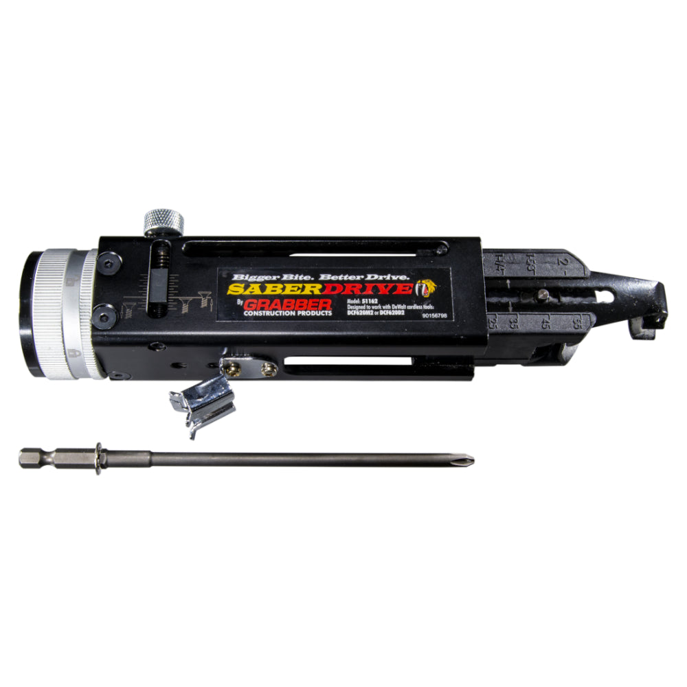 SaberDrive® by Grabber Drywall Strip Screw Gun Attachment, Bit Included