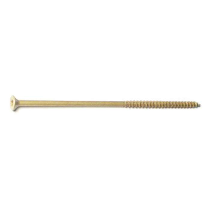 12 x 6" Star Drive Tan Deck Saberdrive Screws 25 lb. Tub (814 pcs.)