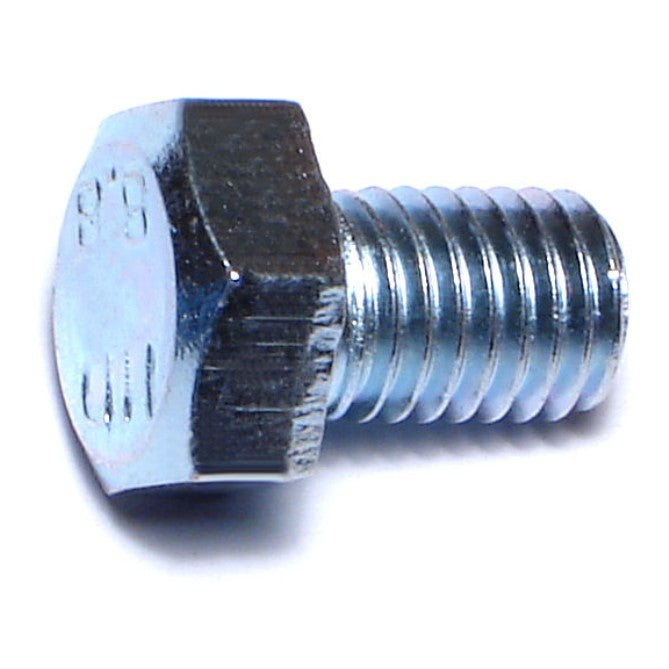 7mm-1.0 x 10mm Zinc Plated Class 8.8 Steel Coarse Thread Hex Cap Screws