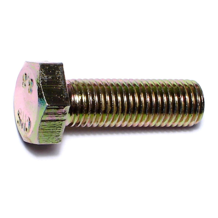 8mm-1.0 x 25mm Zinc Plated Class 8.8 Steel Fine Thread Hex Cap Screws