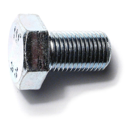 12mm-1.25 x 20mm Zinc Plated Class 8.8 Steel Extra Fine Thread Hex Cap Screws