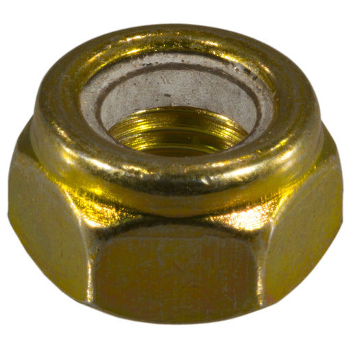 8mm-1.0 Zinc Plated Class 8 Steel Fine Thread Nylon Insert Lock Nuts