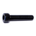 6mm-1.0 x 30mm Black Oxide Class 12.9 Steel Coarse Thread Knurled Head Hex Socket Cap Screws