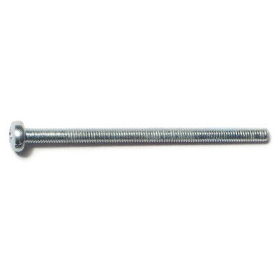 3mm-0.5 x 50mm Zinc Plated Class 4.8 Steel Coarse Thread Phillips Pan Head Machine Screws