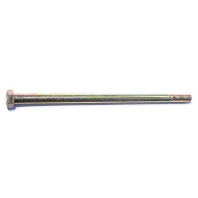 3/8"-16 x 8" Zinc Plated Grade 8 Steel Coarse Thread Hex Cap Screws