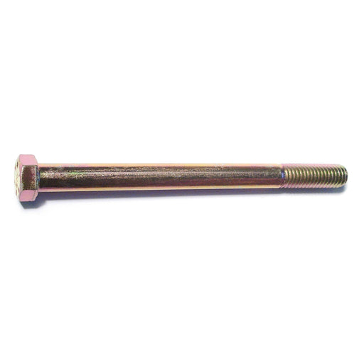 7/16"-14 x 5-1/2" Zinc Plated Grade 8 Steel Coarse Thread Hex Cap Screws
