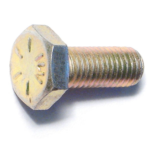 1/4"-28 x 5/8" Zinc Plated Grade 8 Steel Fine Thread Hex Cap Screws