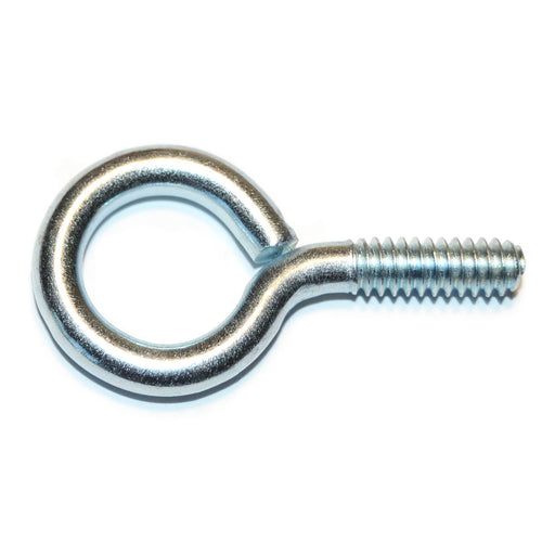 3/16"-20 x 1-1/2" Zinc Plated Steel Coarse Thread Eye Bolts