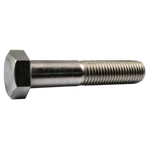 1"-8 x 5" 18-8 Stainless Steel Coarse Thread Hex Cap Screws
