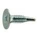 #10 x 3/4" Zinc Plated Steel Fine Thread Phillips Wafer Head Self-Drilling Screws